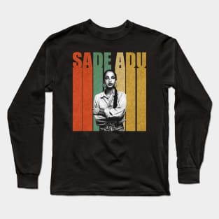 Retro Color Sade Adu Long Sleeve T-Shirt